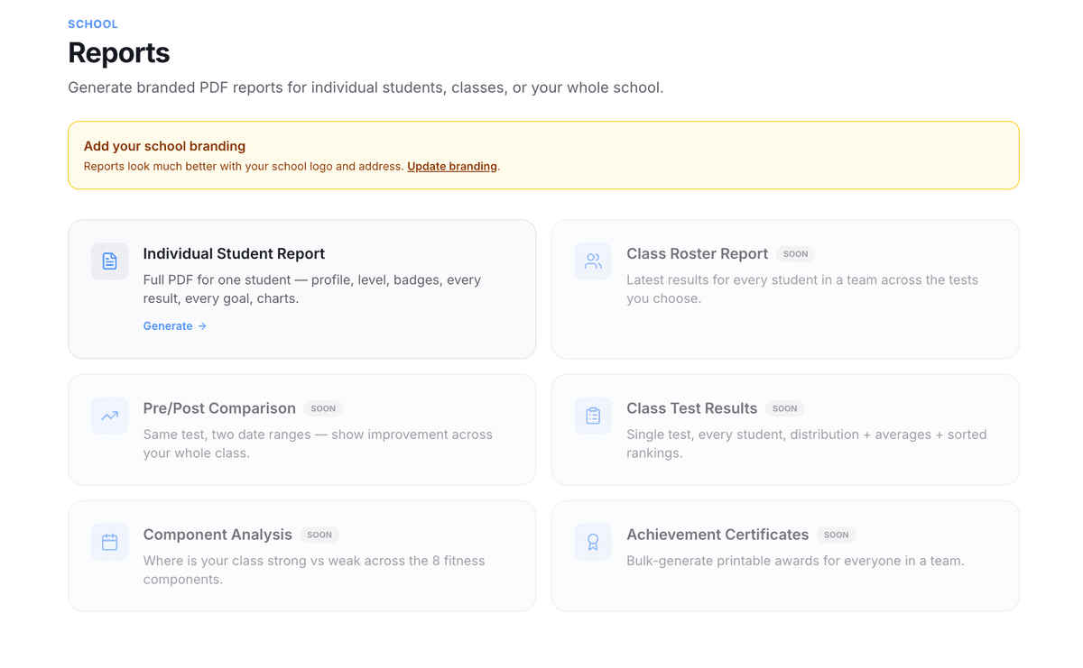 For Schools — Fitness Testing Made Easy | Fitness Tests